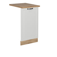 Vicco Pannello frontale della lavastoviglie Bianco casa di campagna 45 cm , PL Rovere