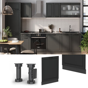 Vicco Pannello frontale della lavastoviglie Antracite casa di campagna 60 cm , PL Antracite