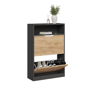 Vicco  Antracite/quercia dorata 22 x 89.5 cm con 2 scomparti