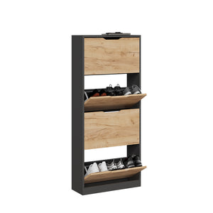 Vicco  Antracite/quercia dorata 59 x 137 cm con 4 scomparti