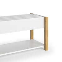 Vitalispa Scaffale per bambini Bianco/quercia 80 x 46 cm