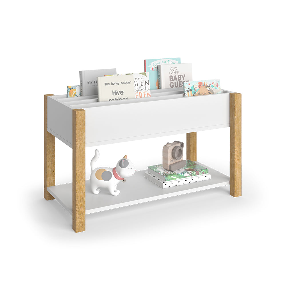 Vitalispa Scaffale per bambini Bianco/quercia 80 x 46 cm