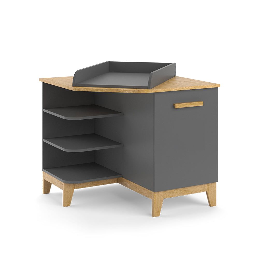 Vitalispa Fasciatoio Grigio/quercia 85 x 85.2 cm con porta