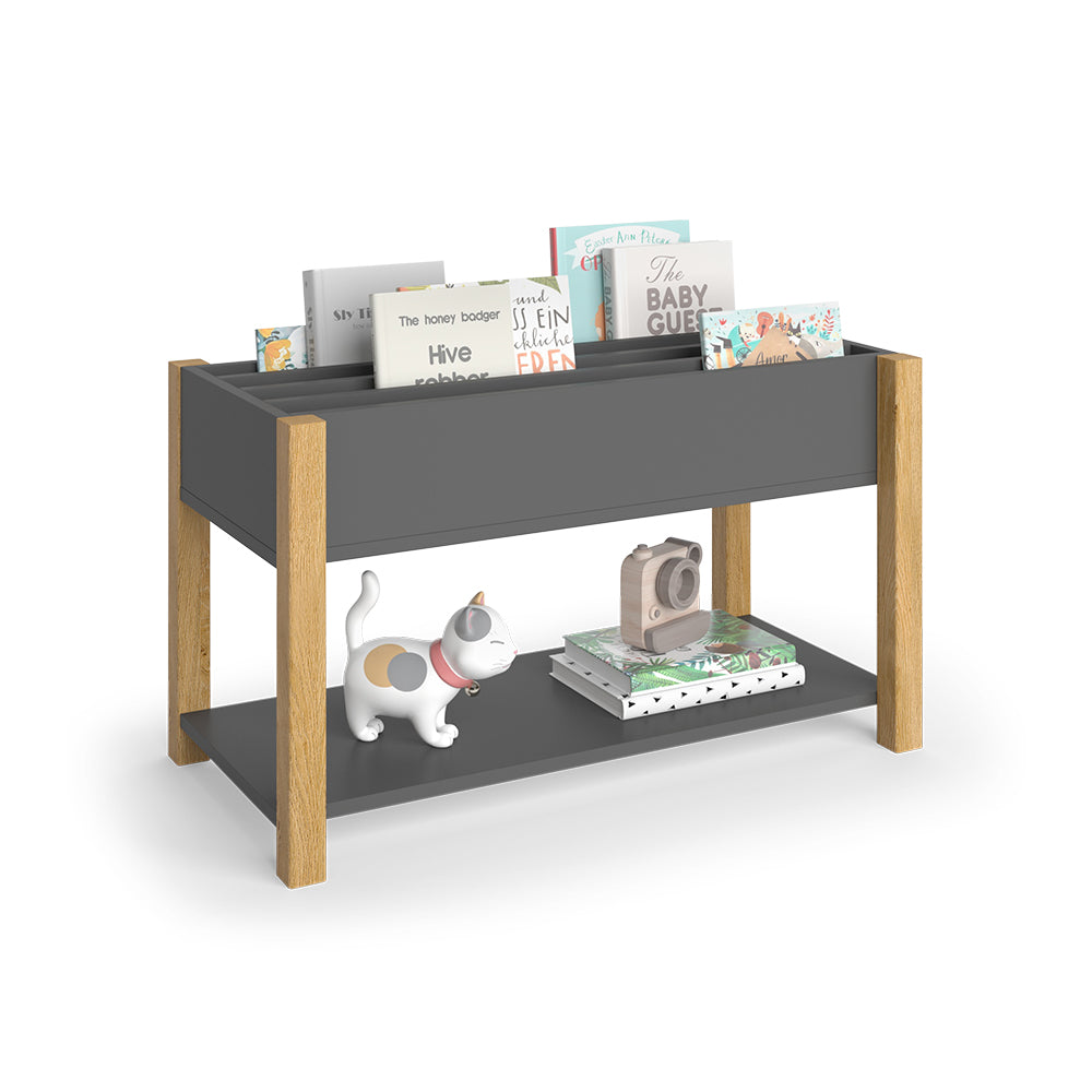 Vitalispa Scaffale per bambini Grigio/quercia 80 x 46 cm