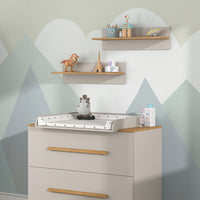 Vitalispa Scaffale a muro Quercia cashmere 70 x 20 cm