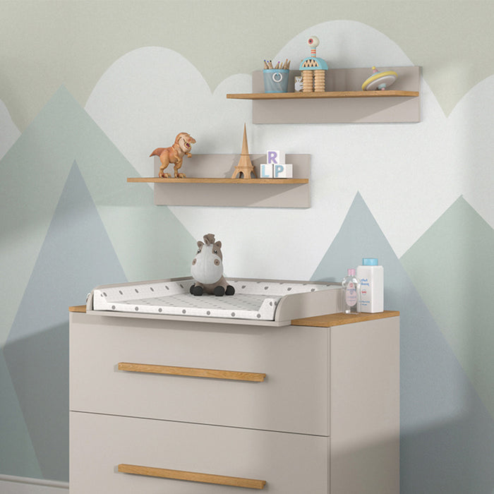 Vitalispa Scaffale a muro Quercia cashmere 70 x 20 cm