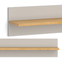 Vitalispa Scaffale a muro Quercia cashmere 70 x 20 cm
