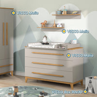 Vitalispa Scaffale a muro Quercia cashmere 70 x 20 cm