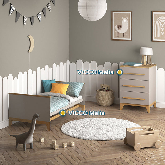 Vitalispa Cassettiera Quercia cashmere 60 x 88 cm