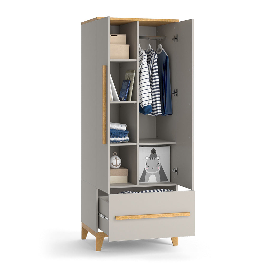 Vitalispa Armadio per bambini Quercia cashmere 70 x 186.8 cm