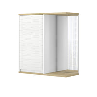 Vicco Mobile a specchio per il bagno Bianco 60 x 63 cm con specchio