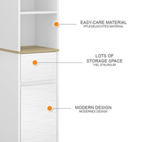 Vicco Mobili da bagno Bianco 30 x 151 cm con cassetti