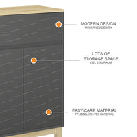 Vicco Mobile midi Antracite 60 x 80 cm con cassetto