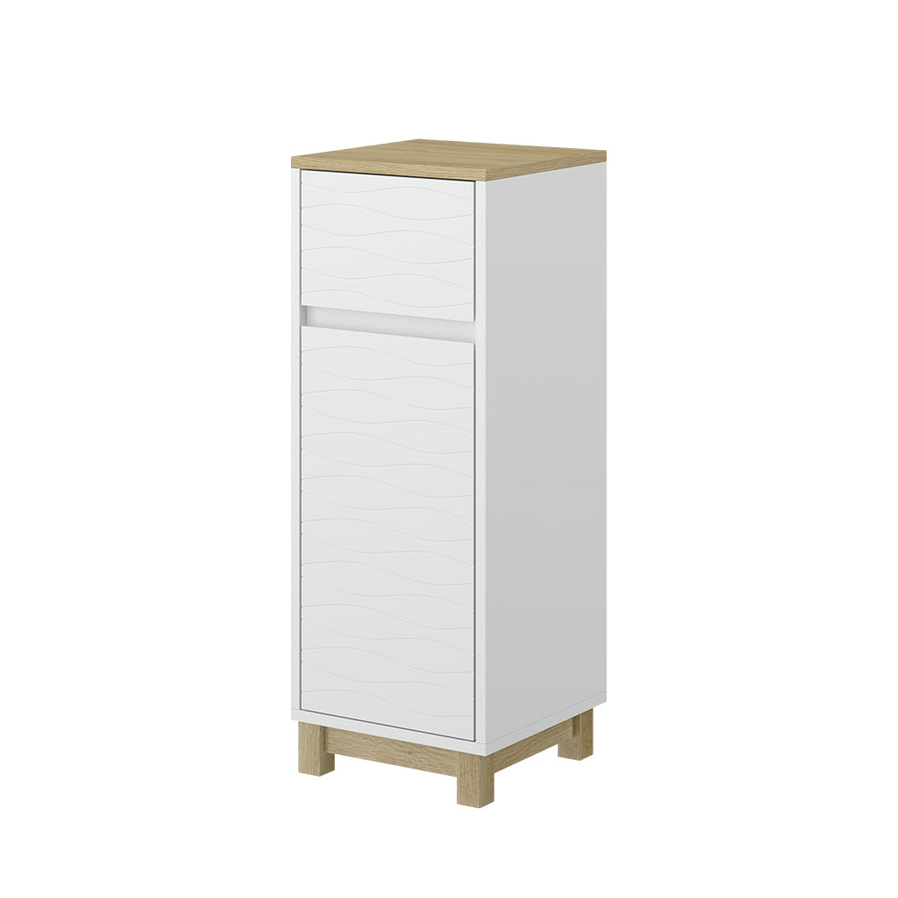 Vicco Mobile midi Bianco 30 x 80 cm con cassetto