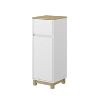 Vicco Mobile midi Bianco 30 x 80 cm con cassetto