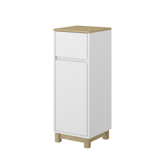 Vicco Mobile midi Bianco 30 x 80 cm con cassetto