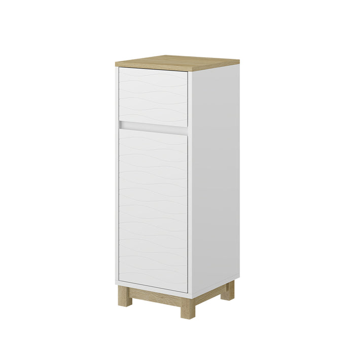 Vicco Mobile midi Bianco 30 x 80 cm con cassetto