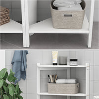 Vicco Mobiletto per lavabo Bianco 68 x 60.5 cm Set di 2