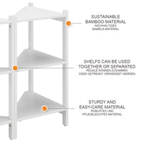 Vicco Mobiletto per lavabo Bianco 68 x 60.5 cm Set di 2