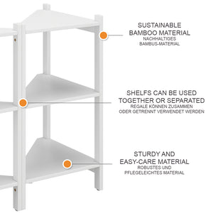 Vicco Mobiletto per lavabo Bianco 68 x 60.5 cm Set di 2