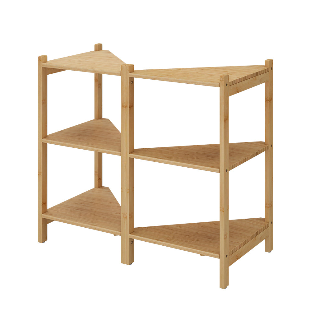 Vicco Mobiletto per lavabo Bambù 68 x 60.5 cm Set di 2