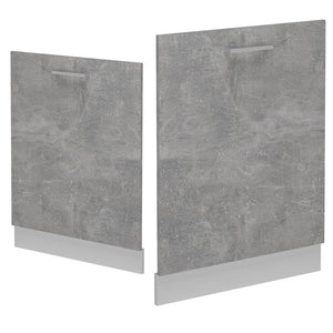 Vicco Coperchio per lavastoviglie Calcestruzzo 60 cm , PL Rovere