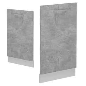 Vicco Coperchio per lavastoviglie Calcestruzzo 45 cm , PL Antracite