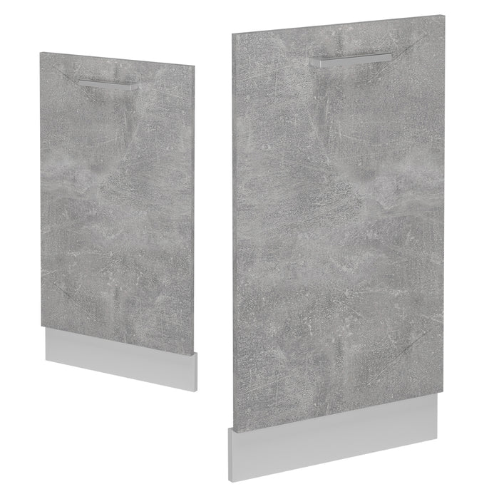 Vicco Coperchio per lavastoviglie Calcestruzzo 45 cm , PL Antracite