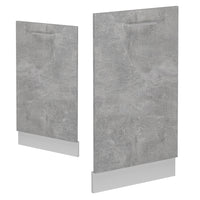 Vicco Coperchio per lavastoviglie Calcestruzzo 45 cm , PL Rovere