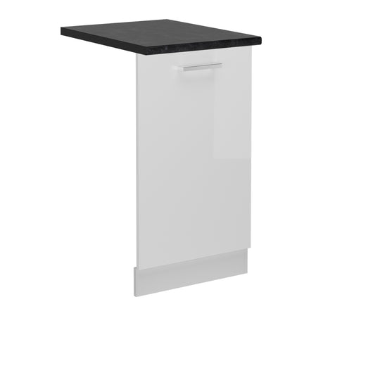 Vicco Coperchio per lavastoviglie Bianco lucido 45 cm , PL Antracite