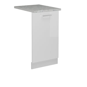 Vicco Coperchio per lavastoviglie Bianco lucido 45 cm , PL Marmo