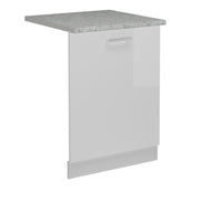 Vicco Coperchio per lavastoviglie Bianco lucido 60 cm , PL Marmo