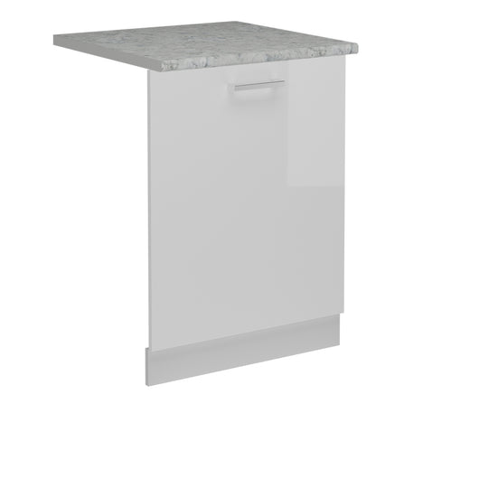 Vicco Coperchio per lavastoviglie Bianco lucido 60 cm , PL Marmo