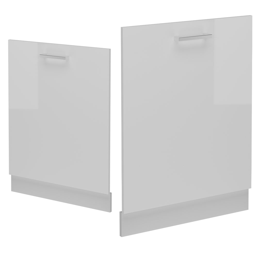 Vicco Coperchio per lavastoviglie Bianco lucido 60 cm , PL Rovere