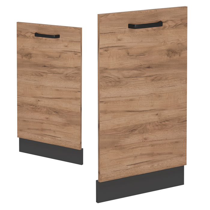 Vicco Coperchio per lavastoviglie Quercia dorata 45 cm senza piano di lavoro