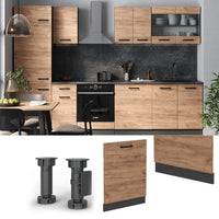 Vicco Coperchio per lavastoviglie Quercia dorata 60 cm , PL Rovere