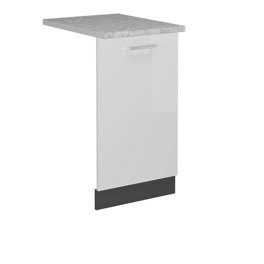 Vicco Coperchio per lavastoviglie Bianco lucido 45 cm , PL Marmo