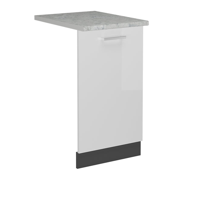 Vicco Coperchio per lavastoviglie Bianco lucido 45 cm , PL Marmo