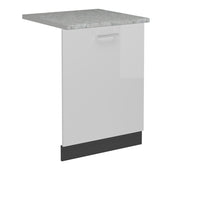 Vicco Coperchio per lavastoviglie Bianco lucido 60 cm , PL Marmo