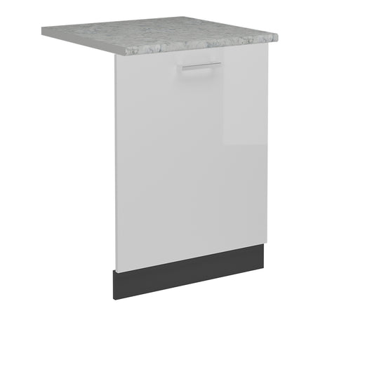 Vicco Coperchio per lavastoviglie Bianco lucido 60 cm , PL Marmo