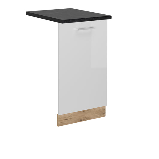 Vicco Coperchio per lavastoviglie Bianco lucido 45 cm , PL Antracite