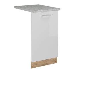 Vicco Coperchio per lavastoviglie Bianco lucido 45 cm , PL Marmo