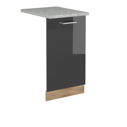 Vicco Coperchio per lavastoviglie Antracite lucido 45 cm , PL Marmo