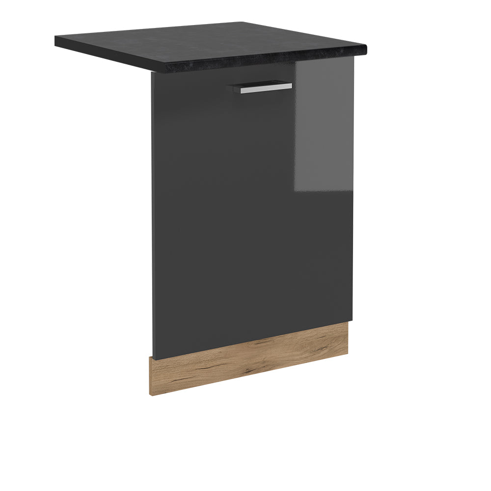 Vicco Coperchio per lavastoviglie Antracite lucido 60 cm , PL Antracite