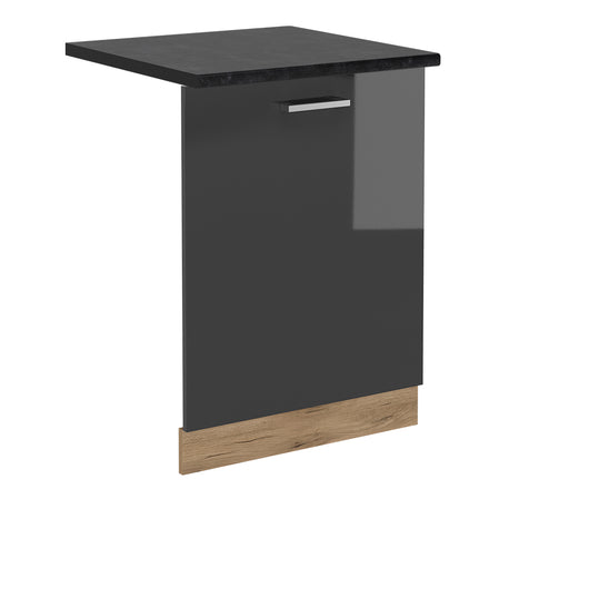 Vicco Coperchio per lavastoviglie Antracite lucido 60 cm , PL Antracite