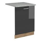 Vicco Coperchio per lavastoviglie Antracite lucido 60 cm , PL Marmo