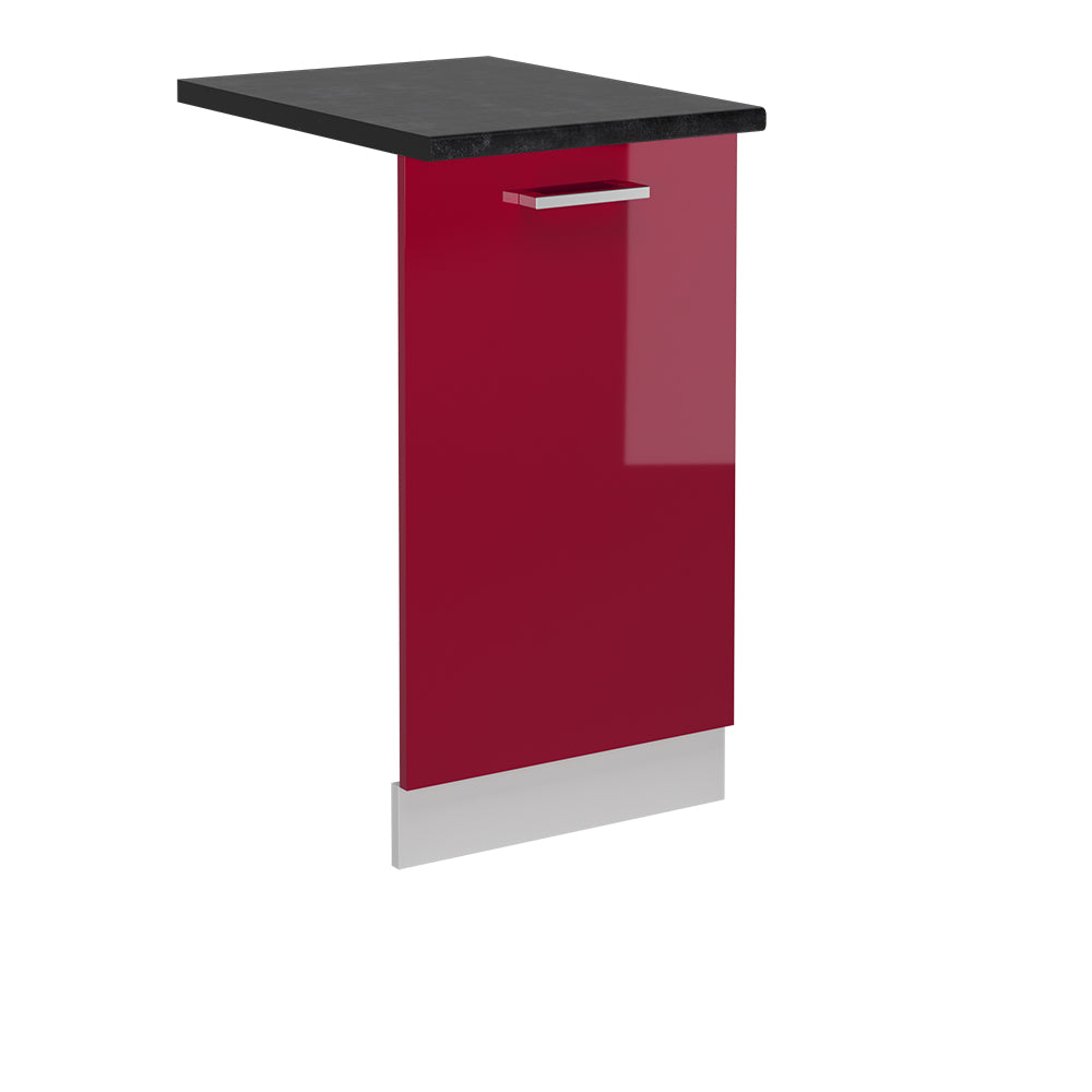 Vicco Pannello frontale della lavastoviglie Rosso lucido 45 cm , PL Antracite