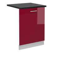 Vicco Pannello frontale della lavastoviglie Rosso lucido 60 cm , PL Antracite