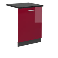 Vicco Pannello frontale della lavastoviglie Rosso lucido 60 cm , PL Antracite