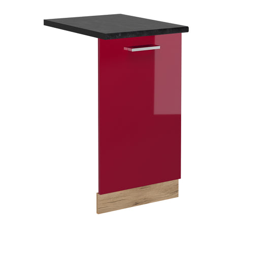 Vicco Pannello frontale della lavastoviglie Rosso lucido 45 cm , PL Antracite